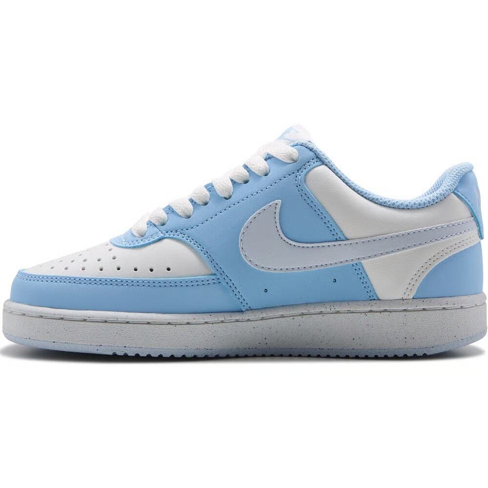 NIB Nike Women's Court Vision Low Sneaker size 9 Blue/White - Picture 4 of 5